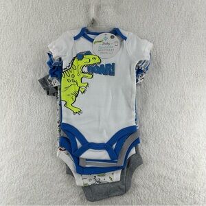Members mark 5 pack bodysuit new 0-3 months